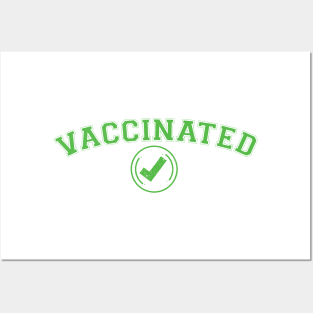 Vaccinated Check fully vaccinated Posters and Art